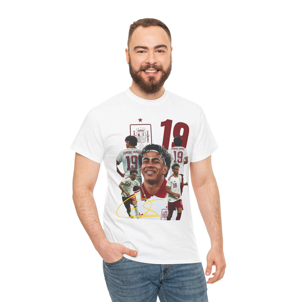 Soccer Player T-Shirt — #19 Lamine Yamal Fan Tee
