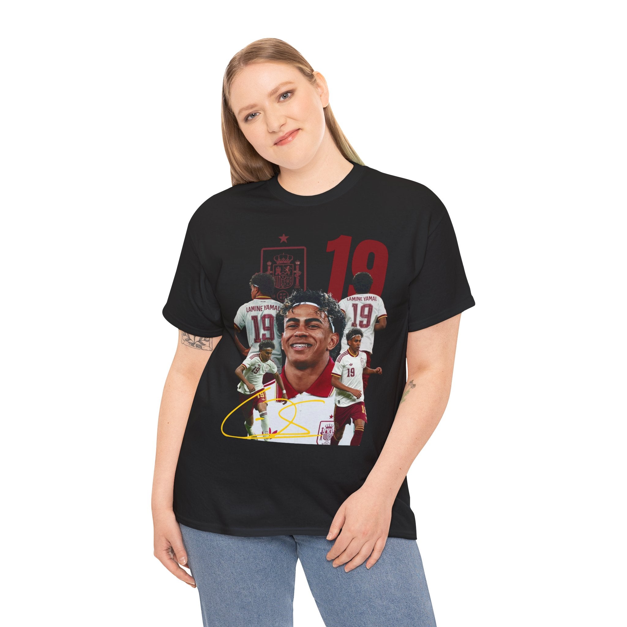 Soccer Player T-Shirt — #19 Lamine Yamal Fan Tee