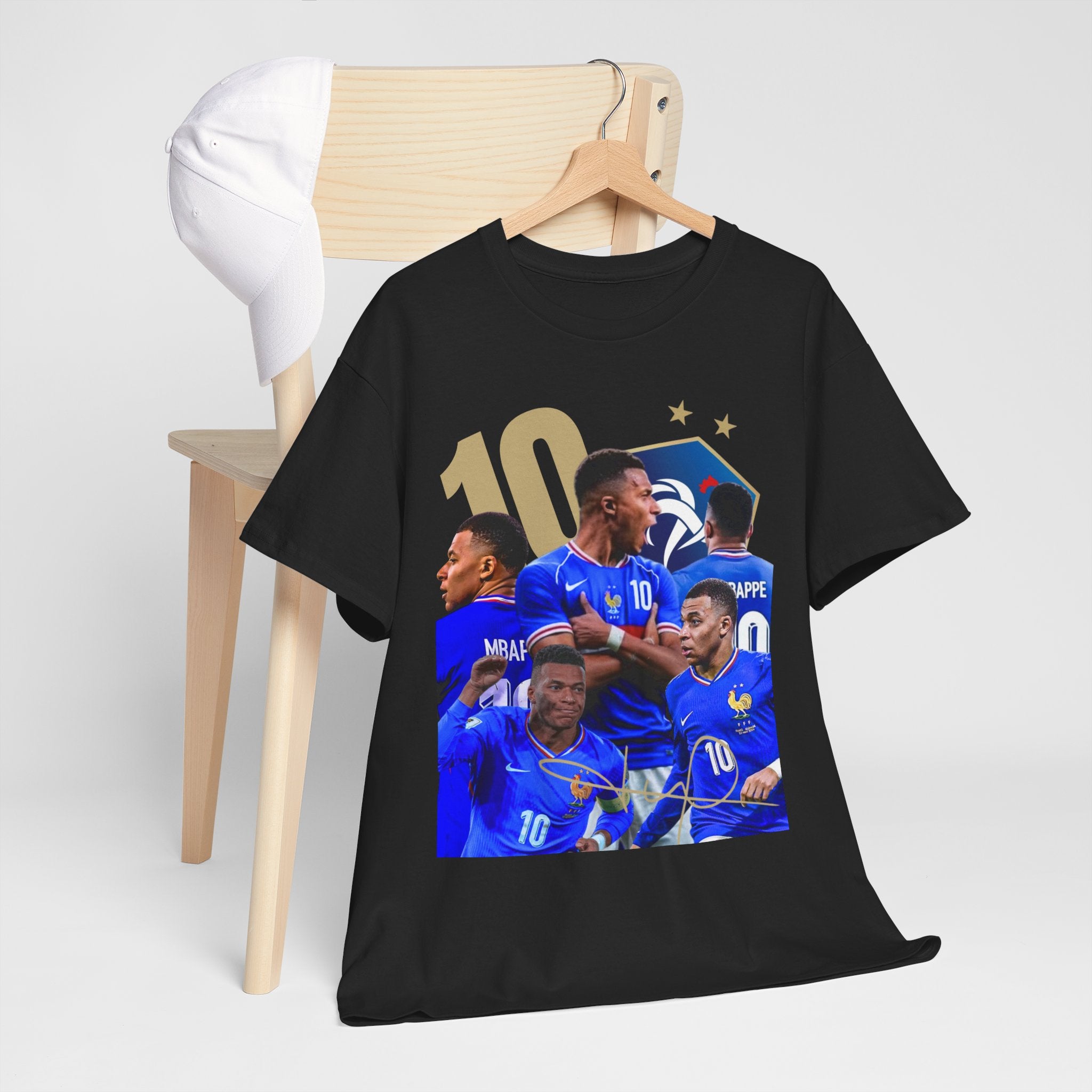 Soccer Player T-Shirt — #10 Kylian Mbappé Fan Tee