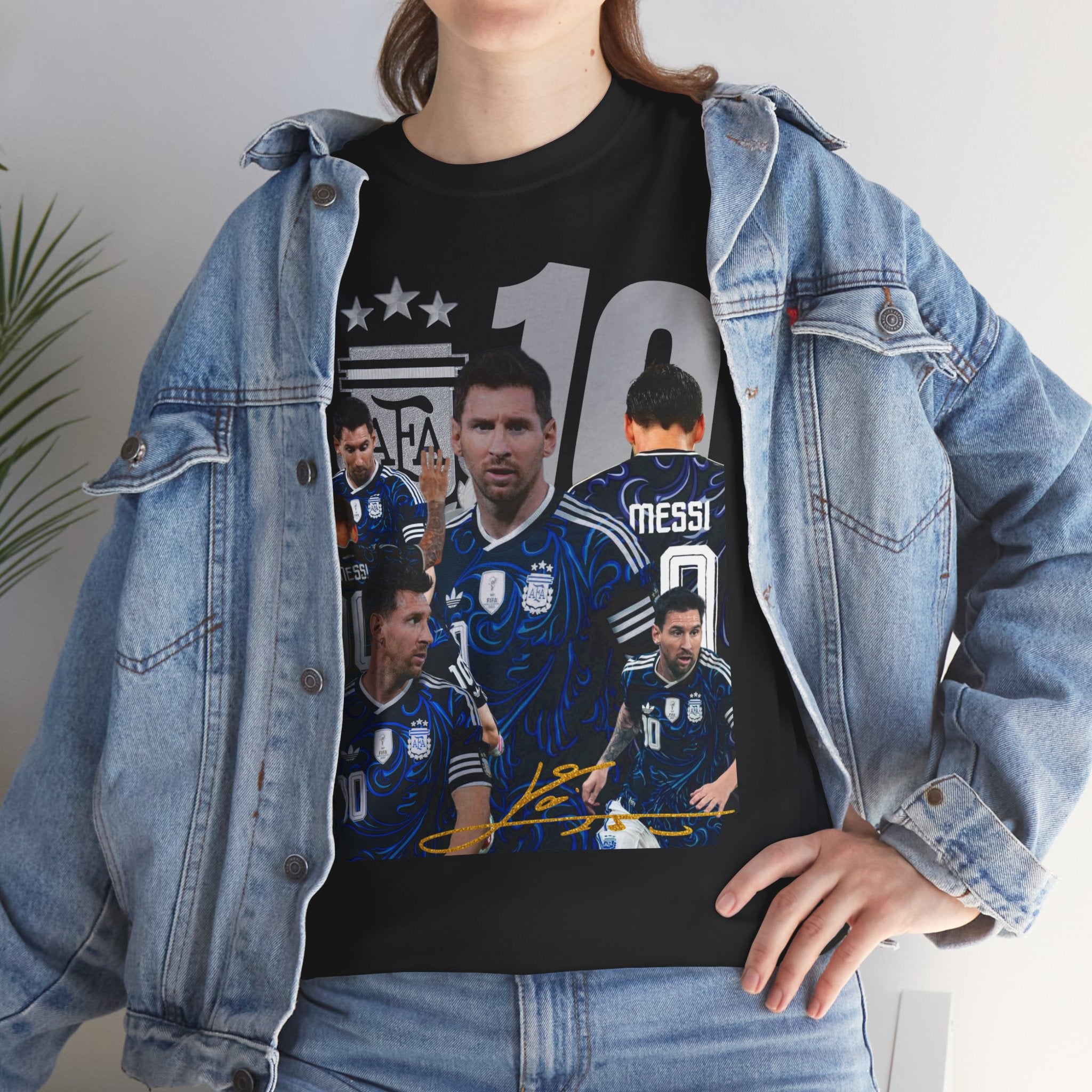 Soccer Player T-Shirt — #10 Lionel Messi Fan Tee