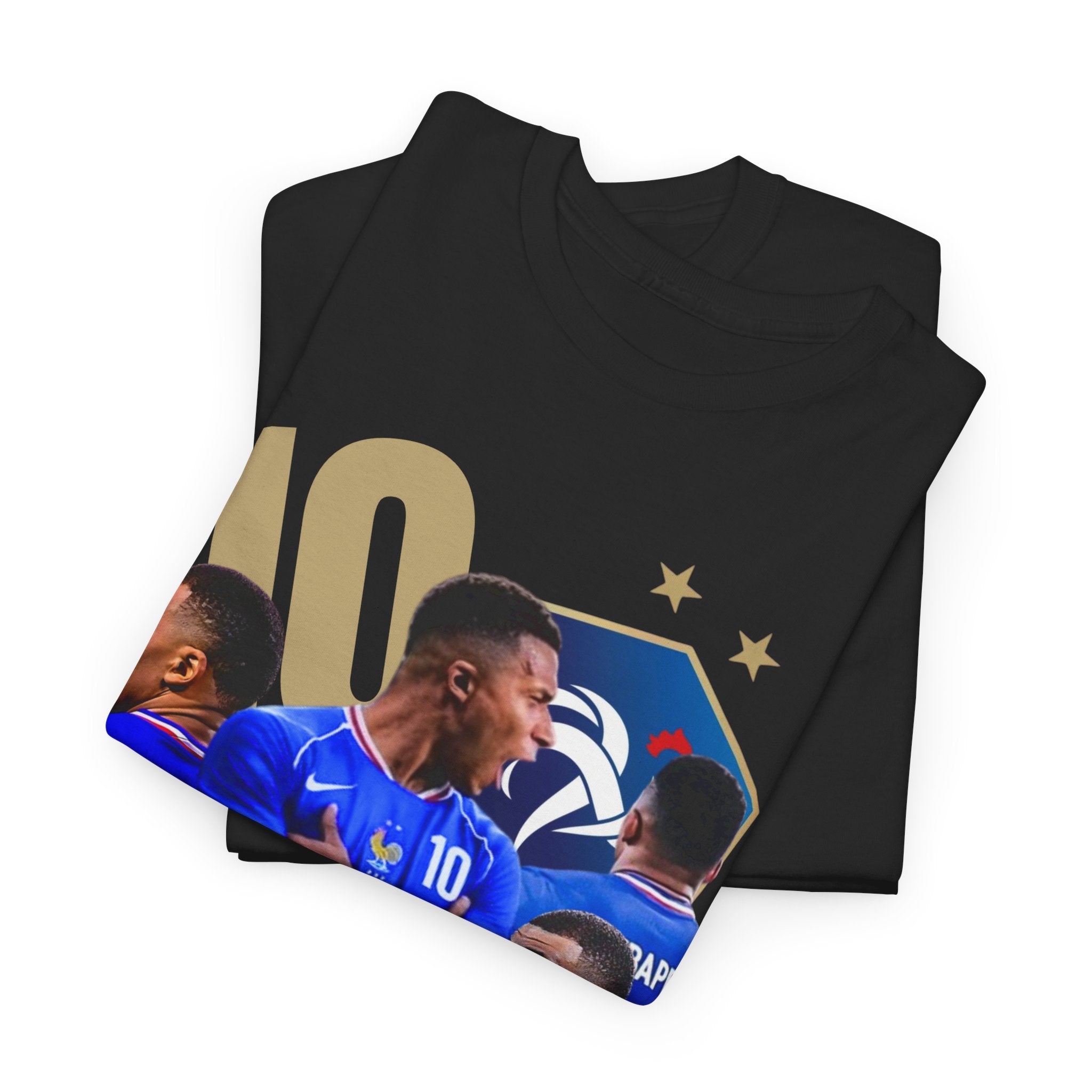 Soccer Player T-Shirt — #10 Kylian Mbappé Fan Tee