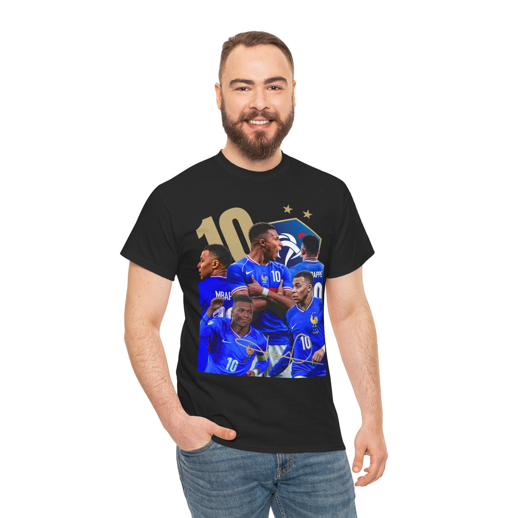 Soccer Player T-Shirt — #10 Kylian Mbappé Fan Tee