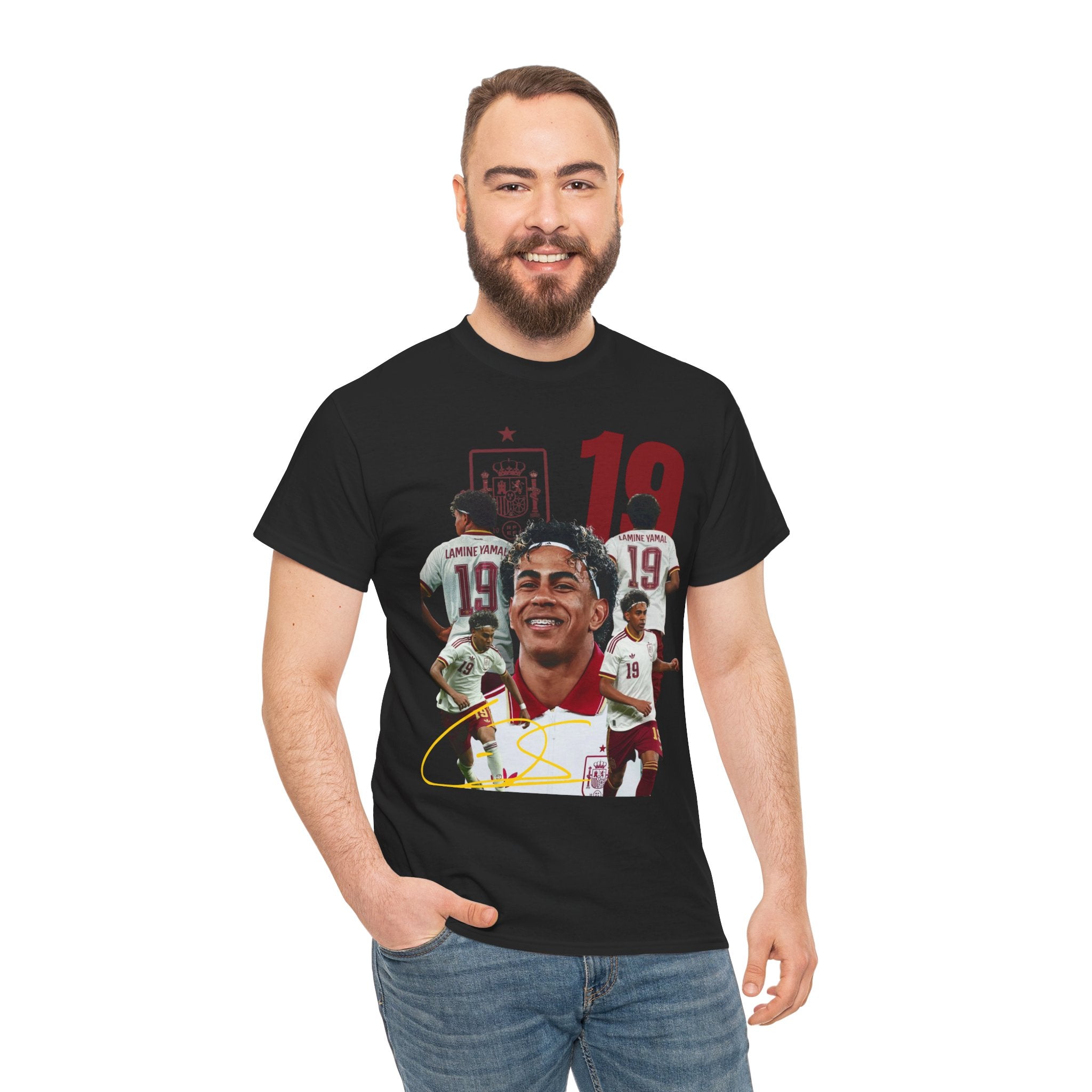 Soccer Player T-Shirt — #19 Lamine Yamal Fan Tee