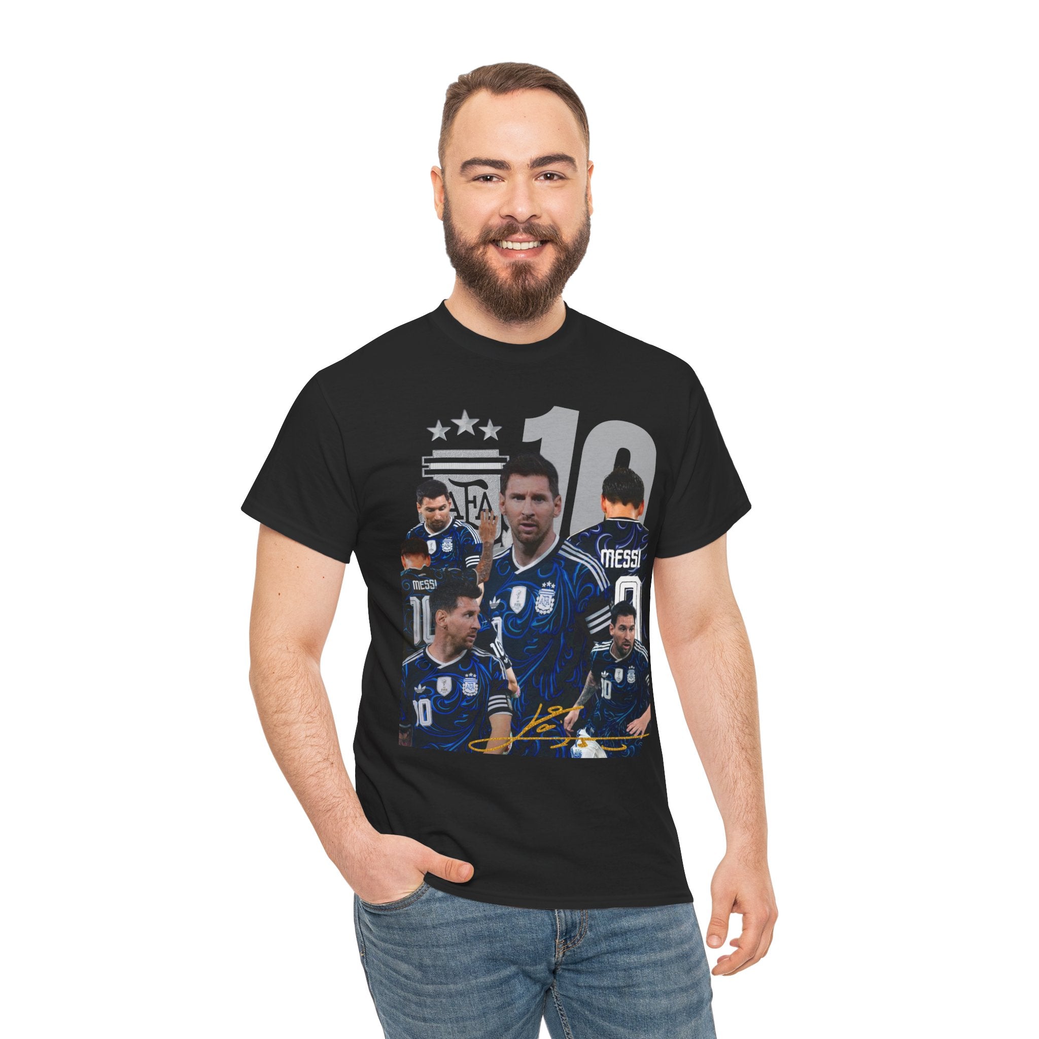 Soccer Player T-Shirt — #10 Lionel Messi Fan Tee